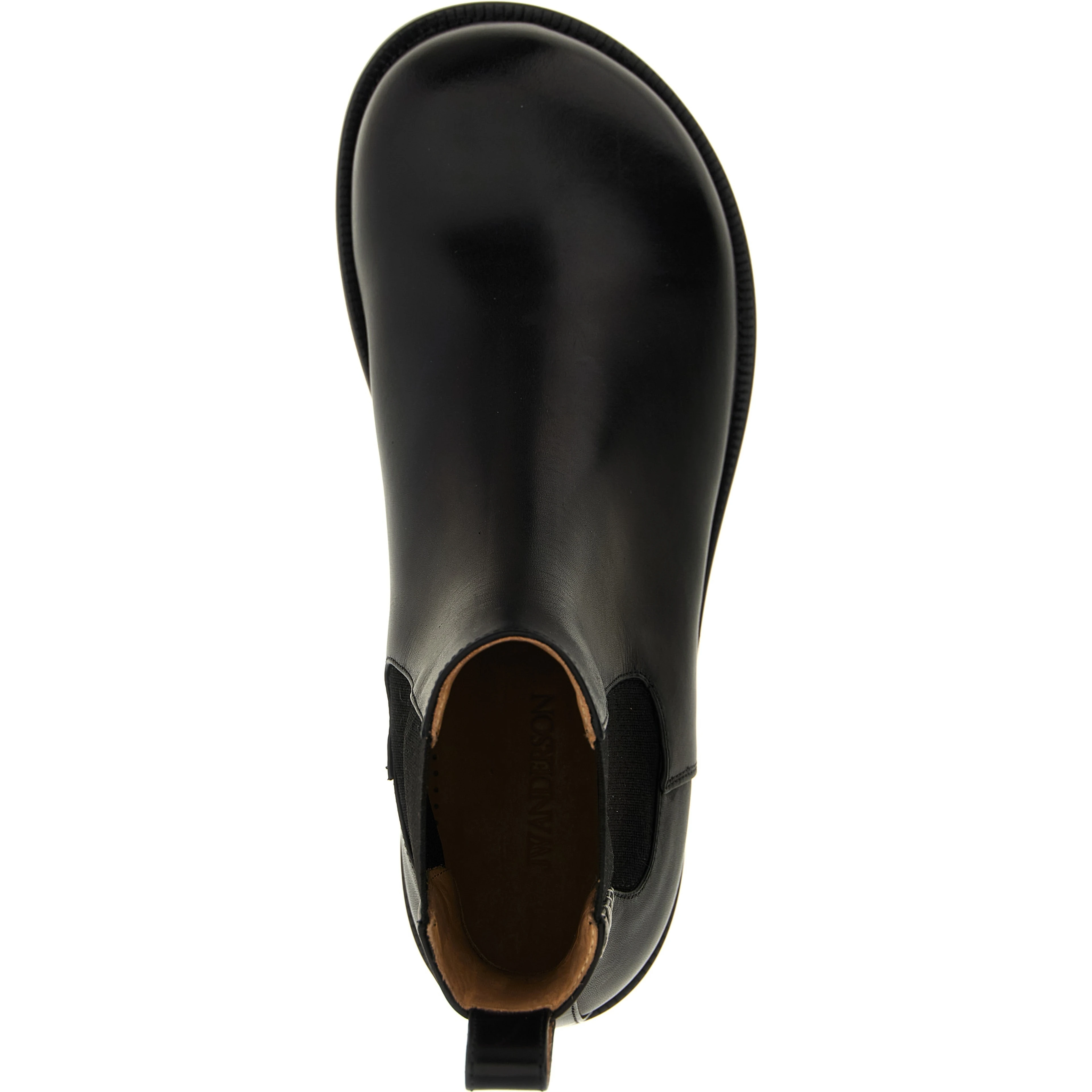 Black Calfskin Chelsea Boots