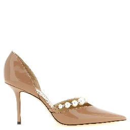 Multicolor Leather High Heel Pumps