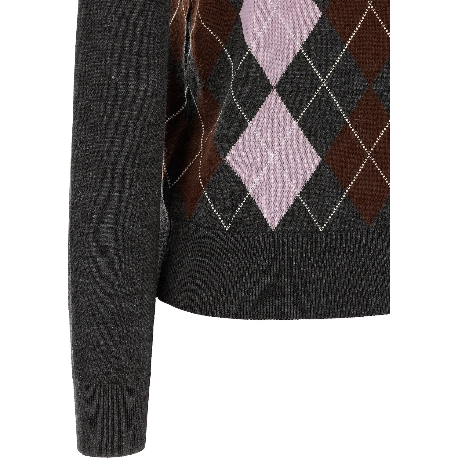 Gray Wool Cardigan