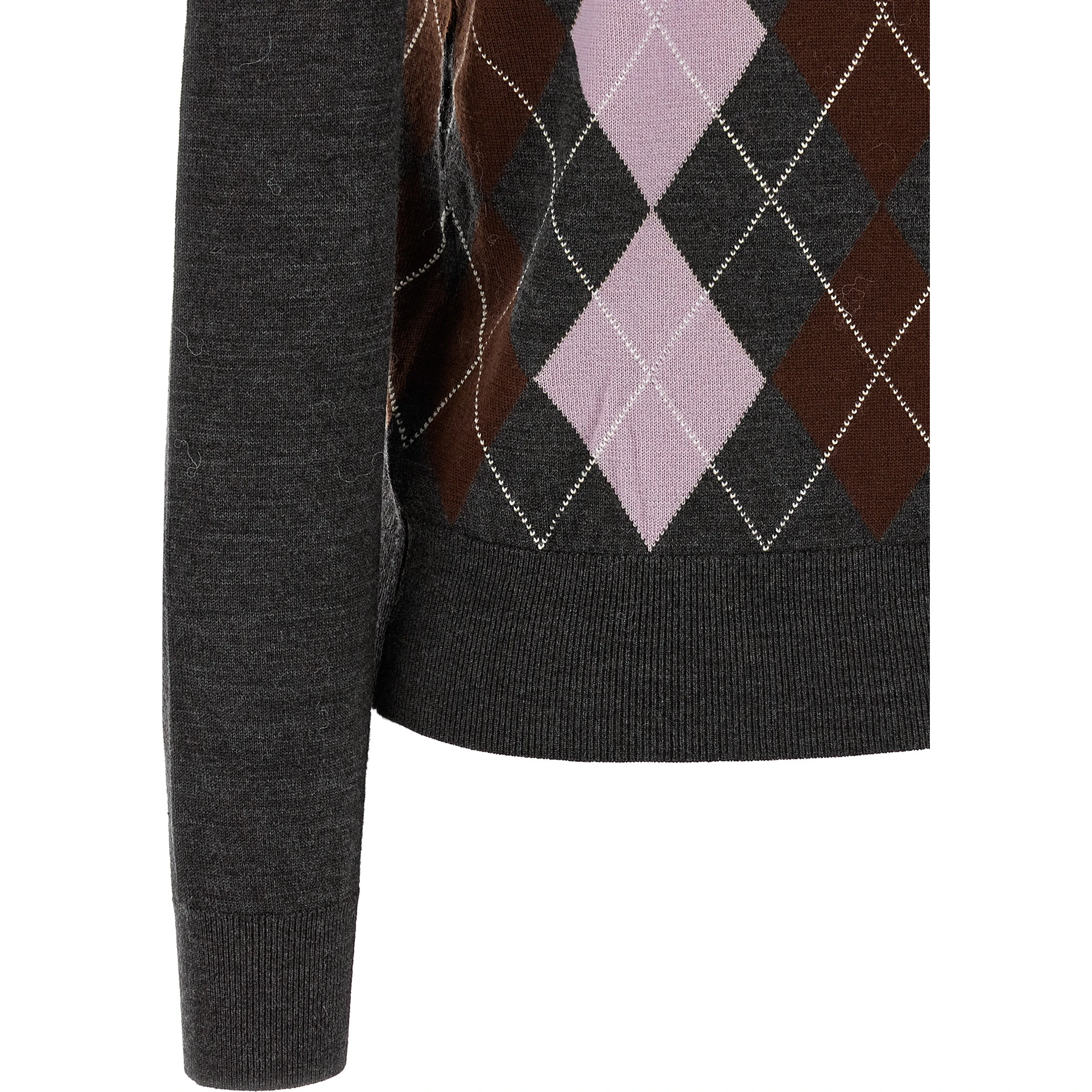 Gray Wool Cardigan