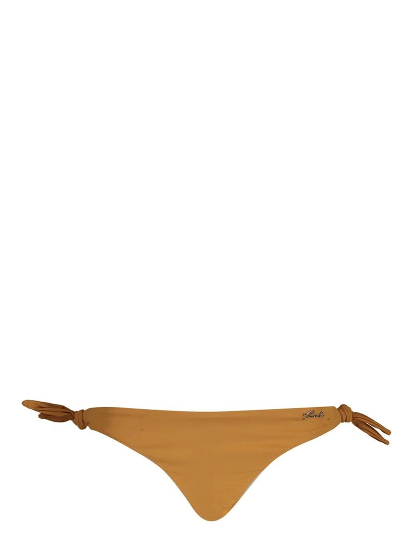 Marrone Poliammide Women's Swim Brief
