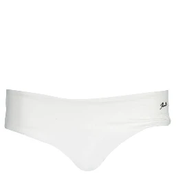 Bianco Poliammide Women Swim Brief