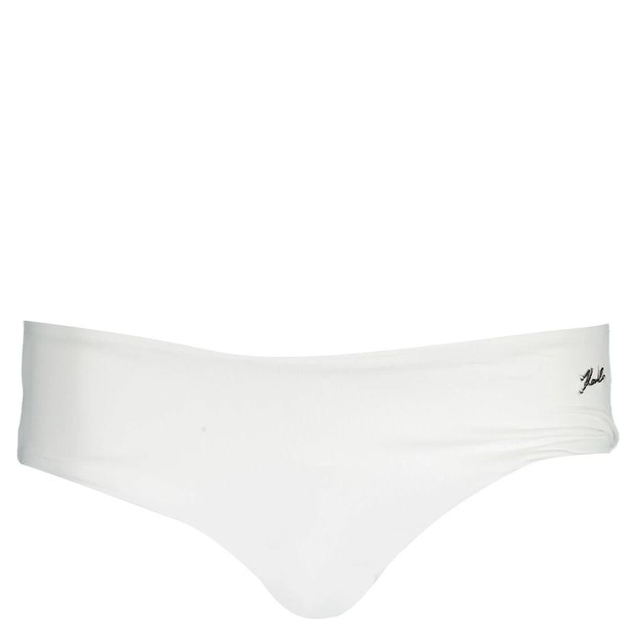 Bianco Poliammide Women Swim Brief