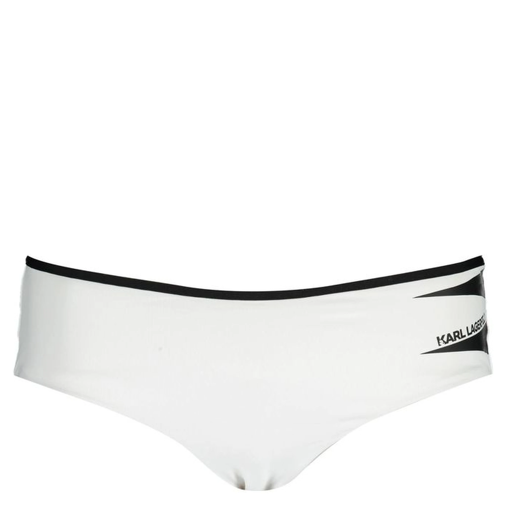 White Polyamide Women's Swim Brief