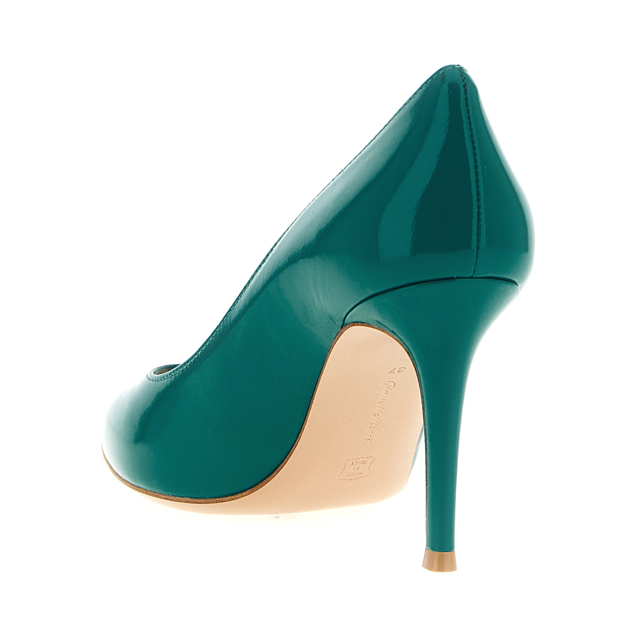 Bicolor Lamb Leather High Heel Pumps