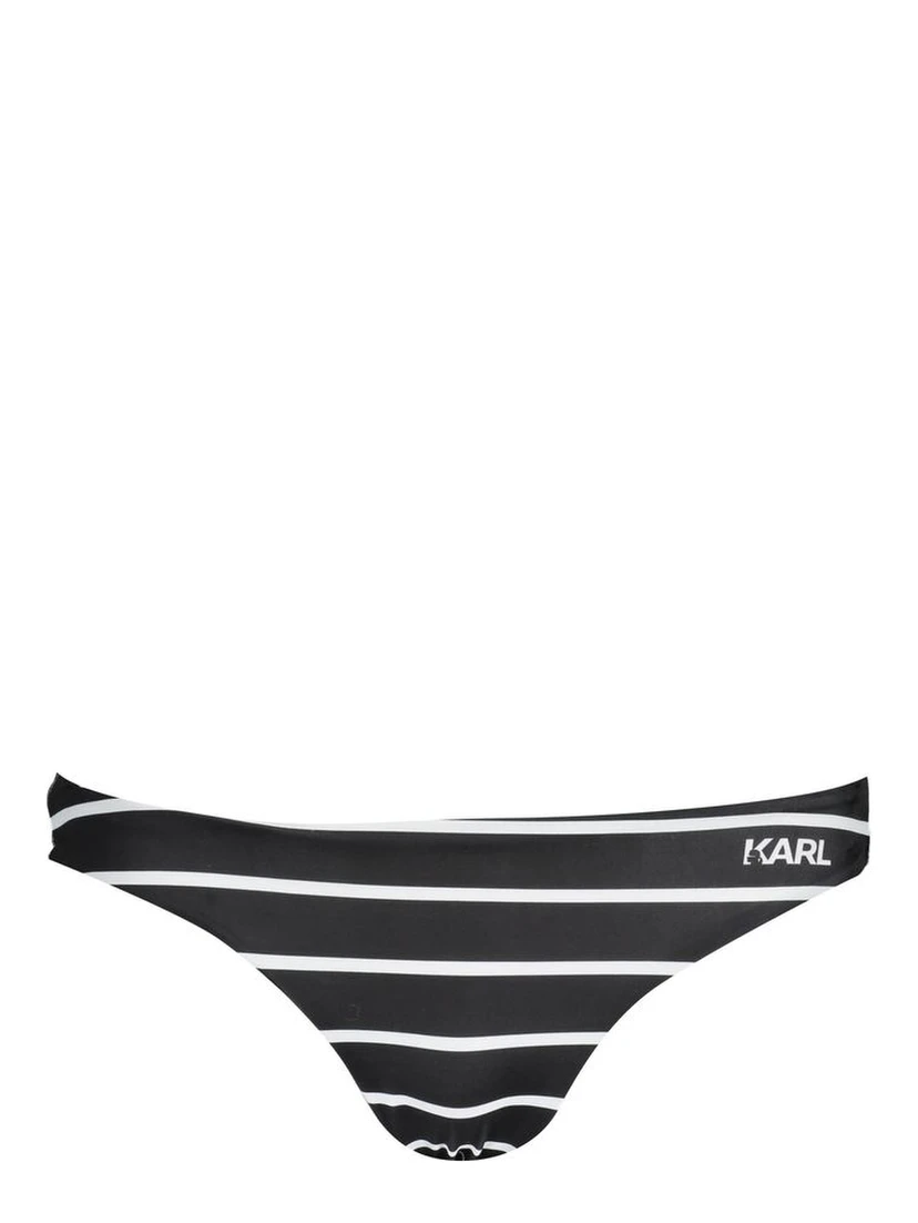 Black Polyamide Women's Swim Brief