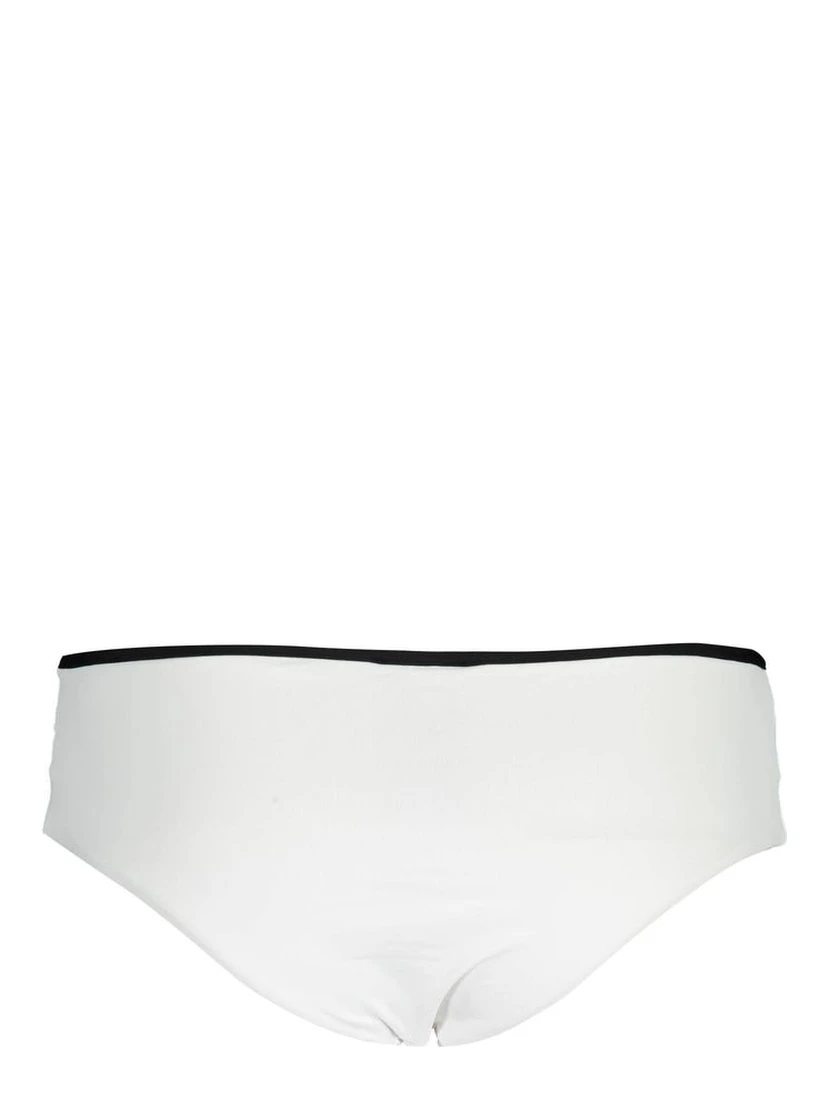 White Polyamide Women's Swim Brief
