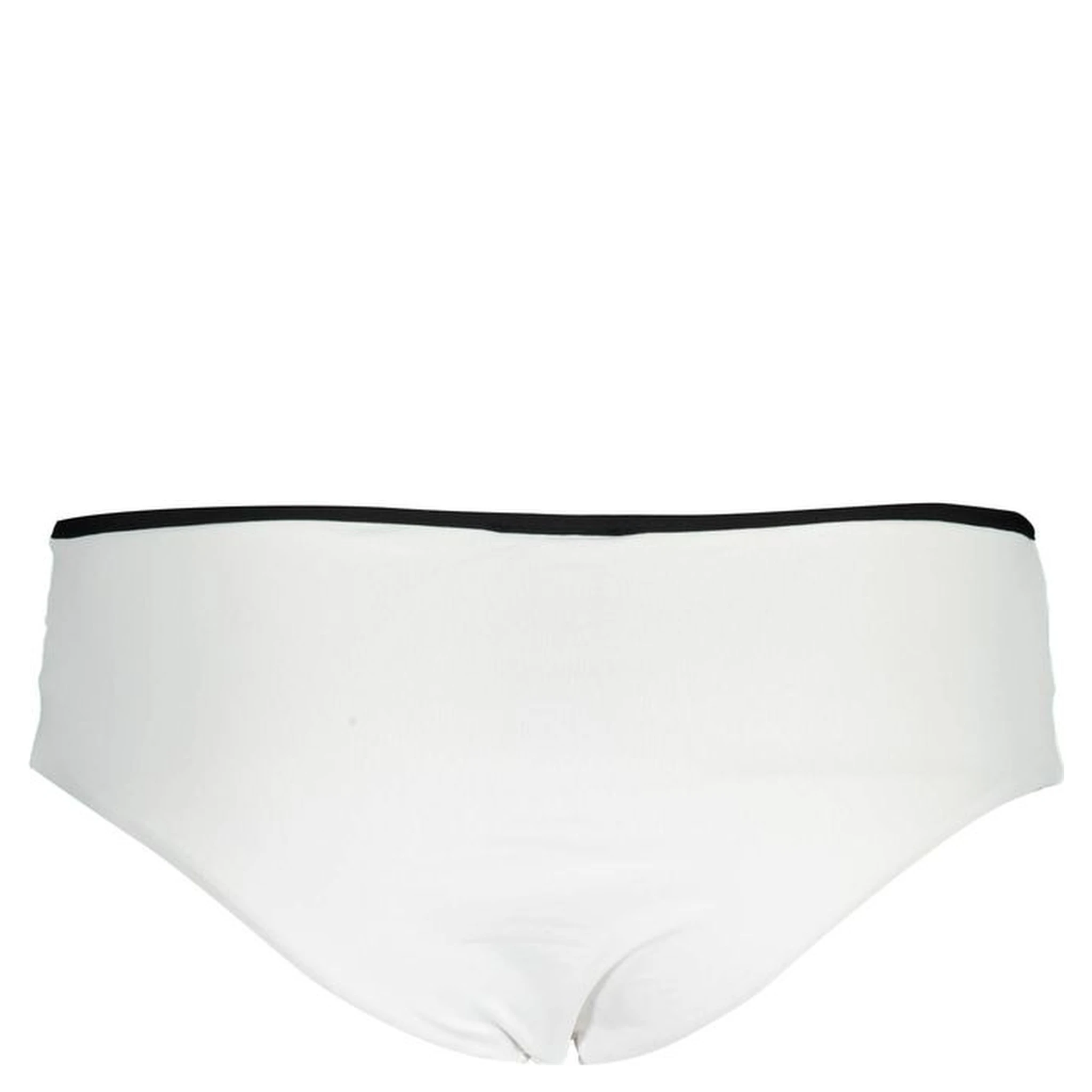 White Polyamide Women's Swim Brief