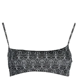 Black Polyester Women's Swimsuit