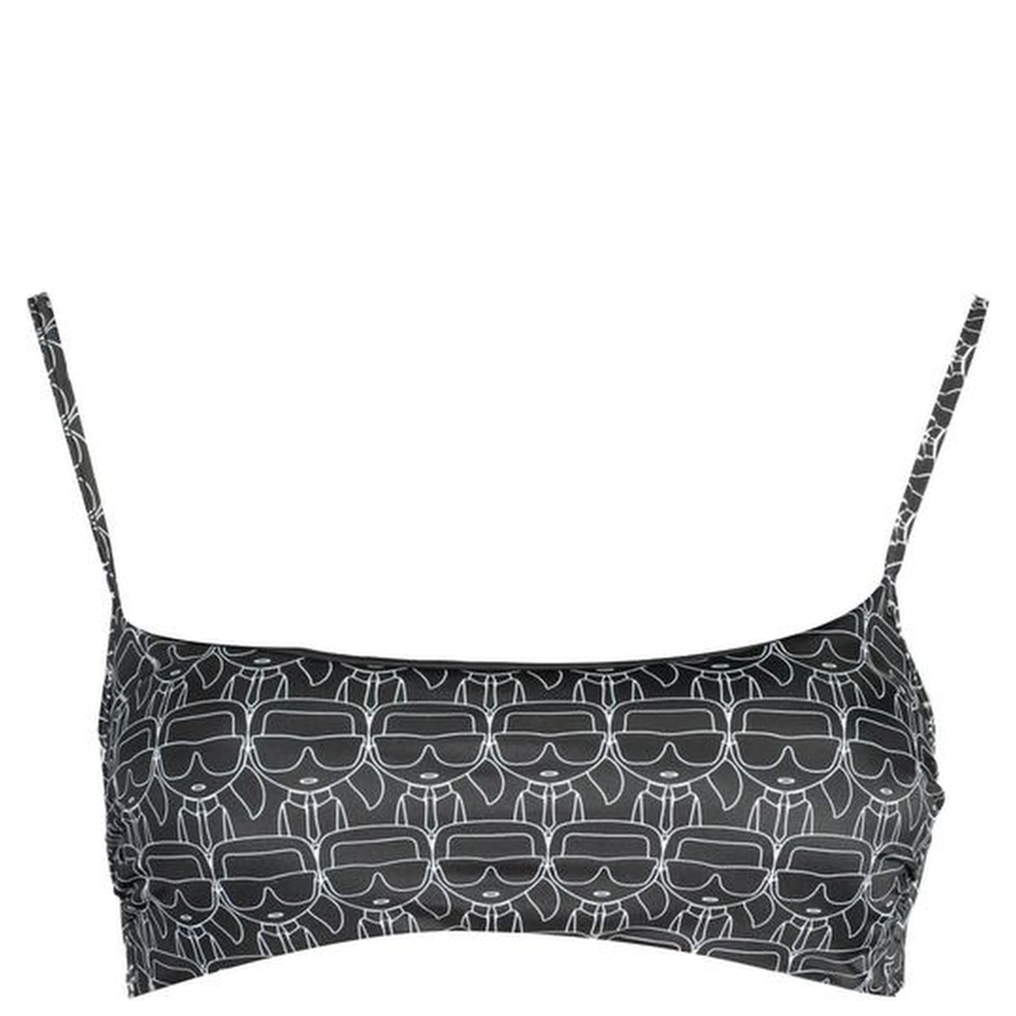 Black Polyester Women's Swimsuit