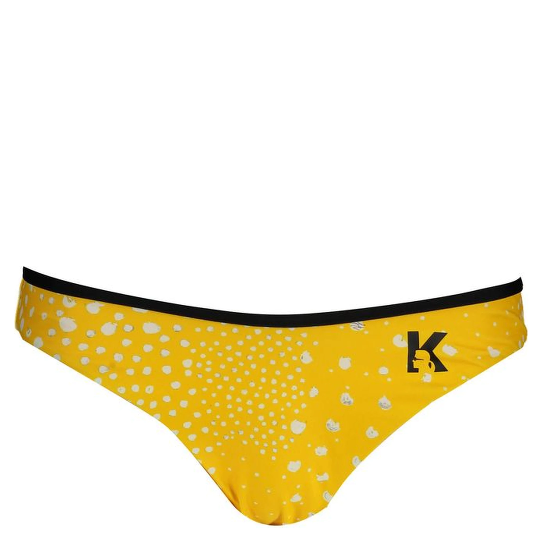 Giallo Poliammide Women Swim Brief