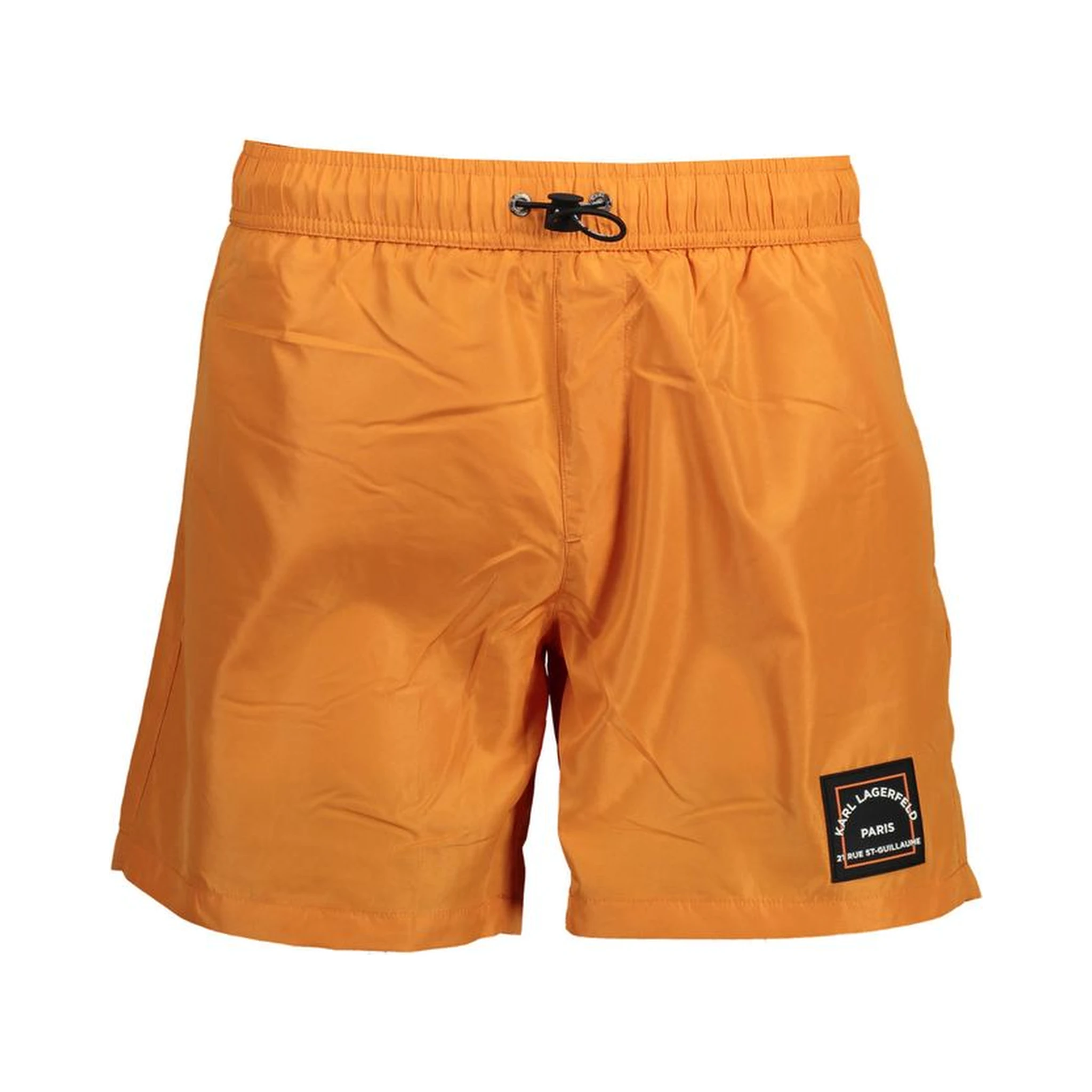 Arancione Polyester Men's Swimwear Boxer