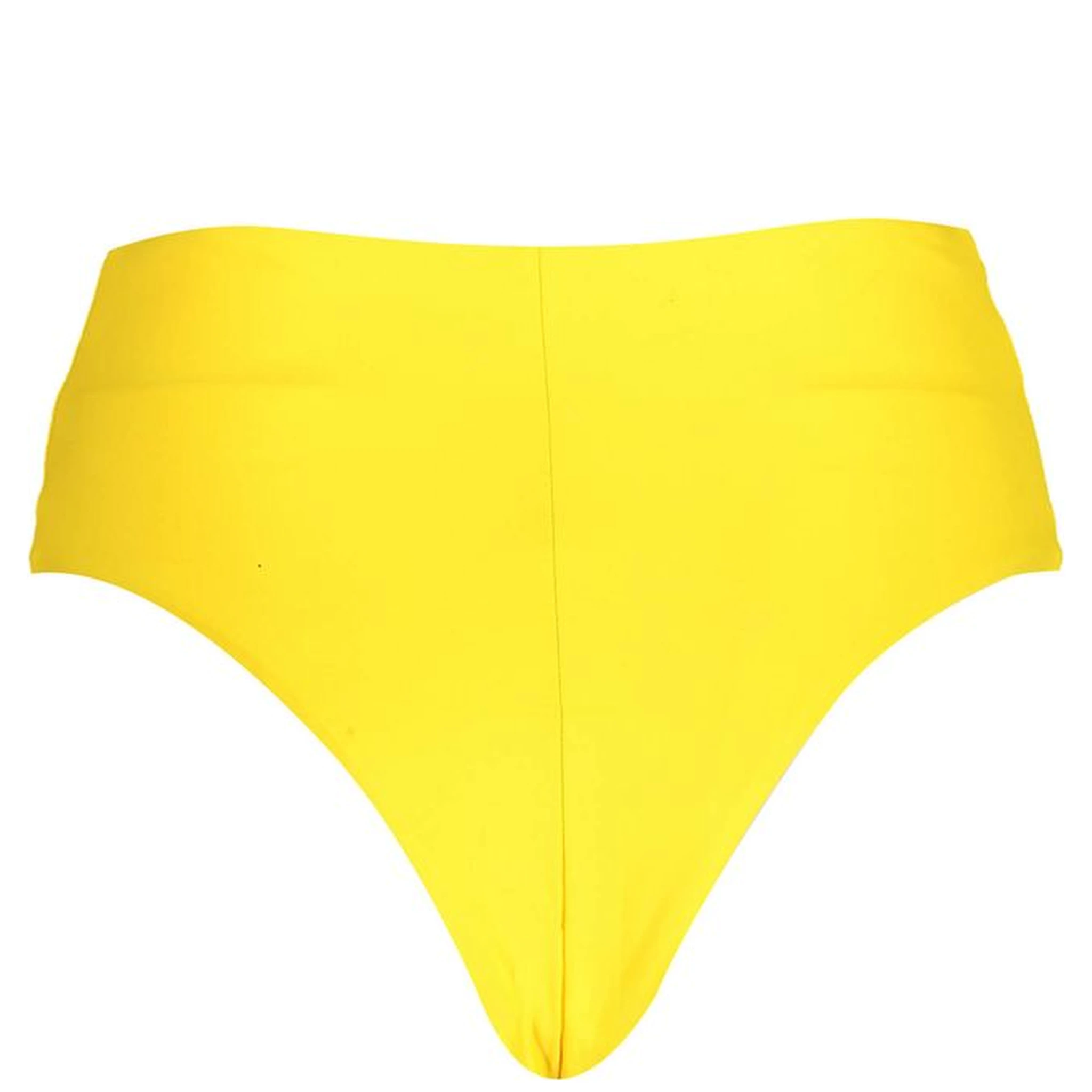 Yellow Polyamide Women's Swim Brief