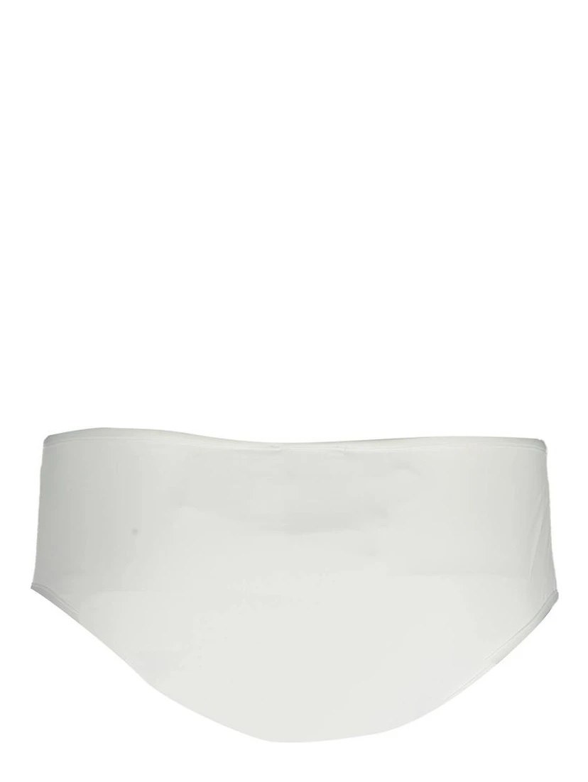 White Polyamide Women Swim Brief