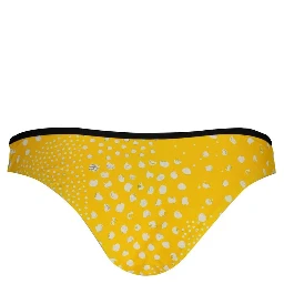 Giallo Poliammide Women Swim Brief