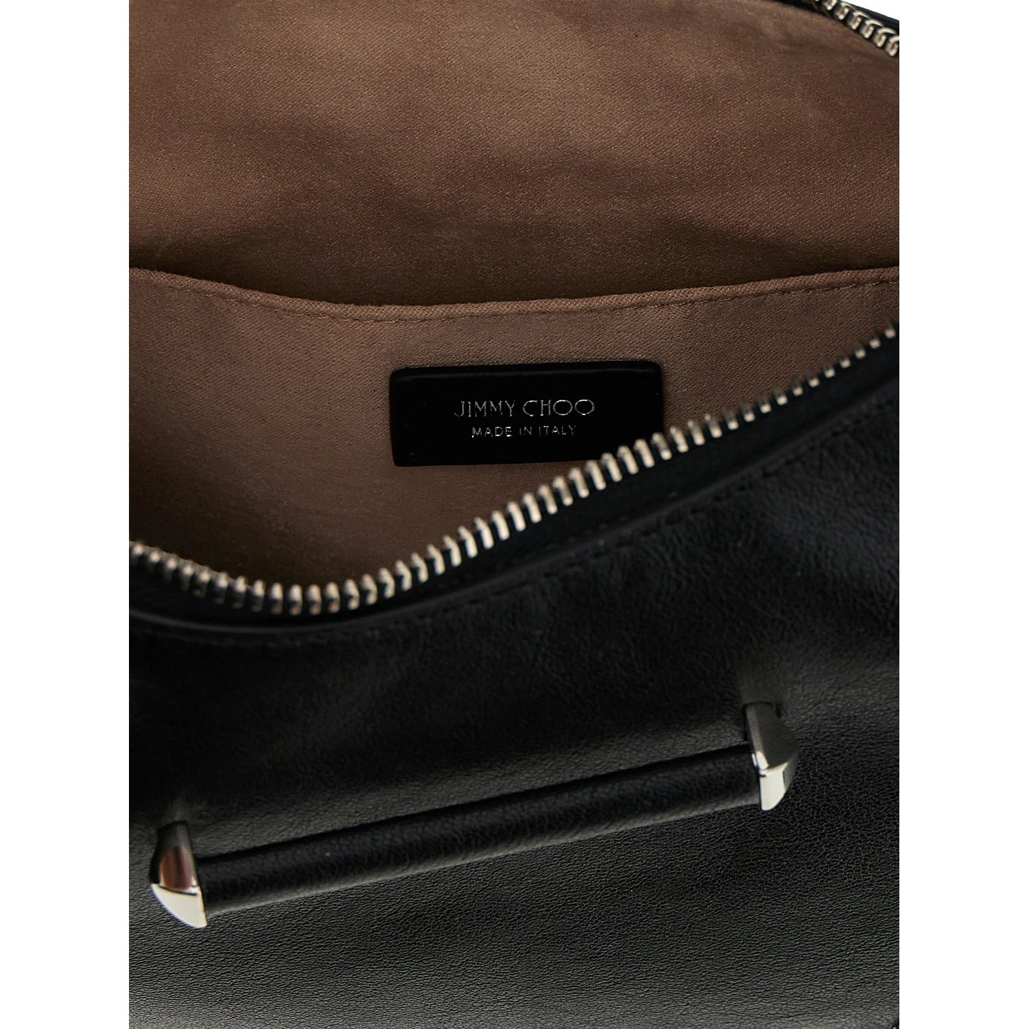 White Lamb Leather Shoulder Bag