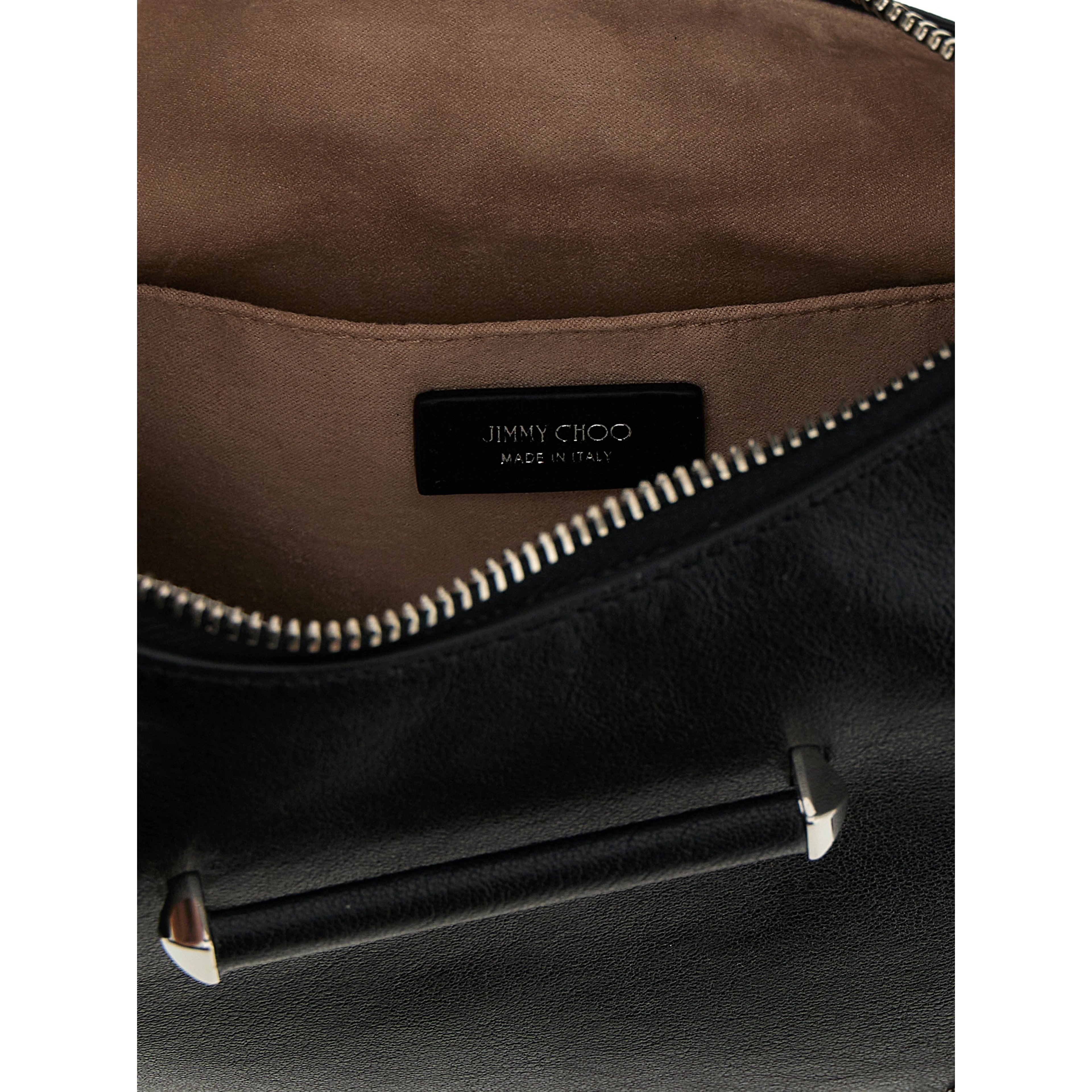 White Lamb Leather Shoulder Bag