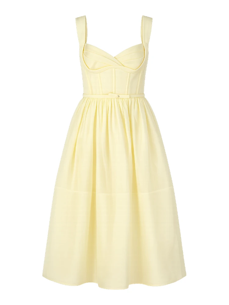 LUNA PICNIC MIDI DRESS