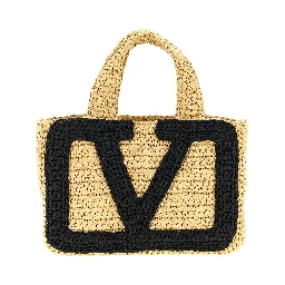 Black Viscose Tote Bag