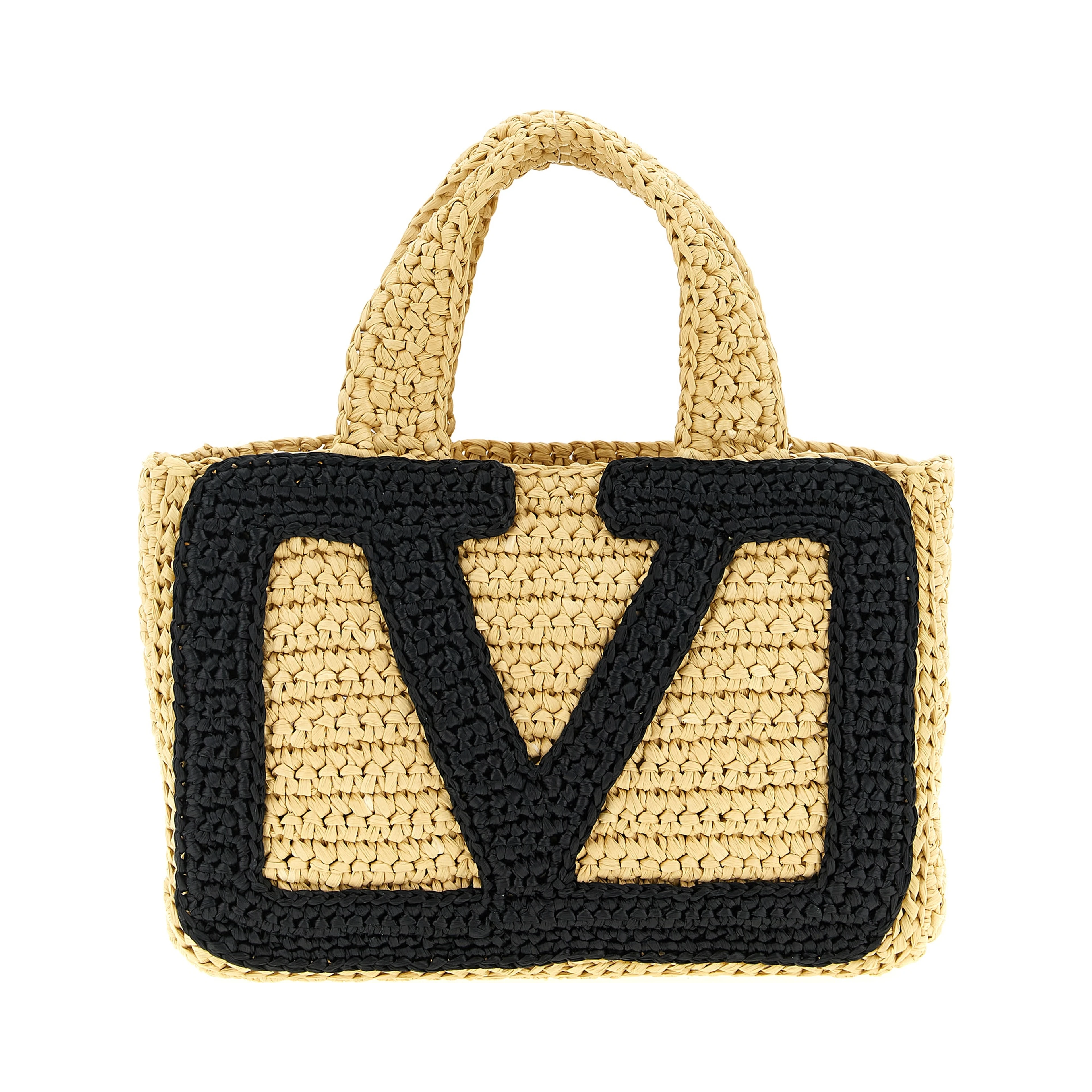 Black Viscose Tote Bag