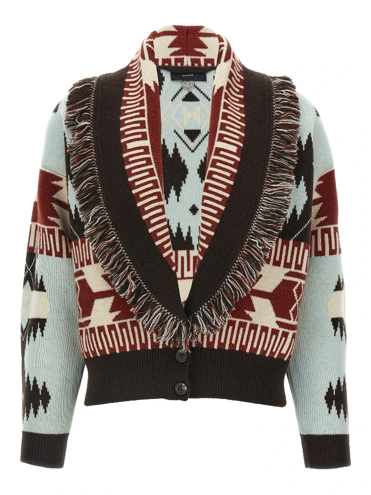 Multicolor Wool Cardigan