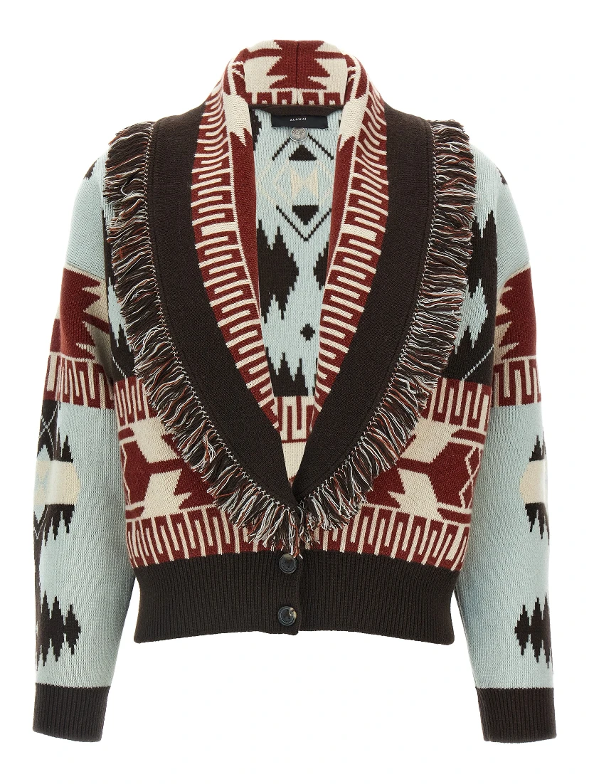 Multicolor Wool Cardigan