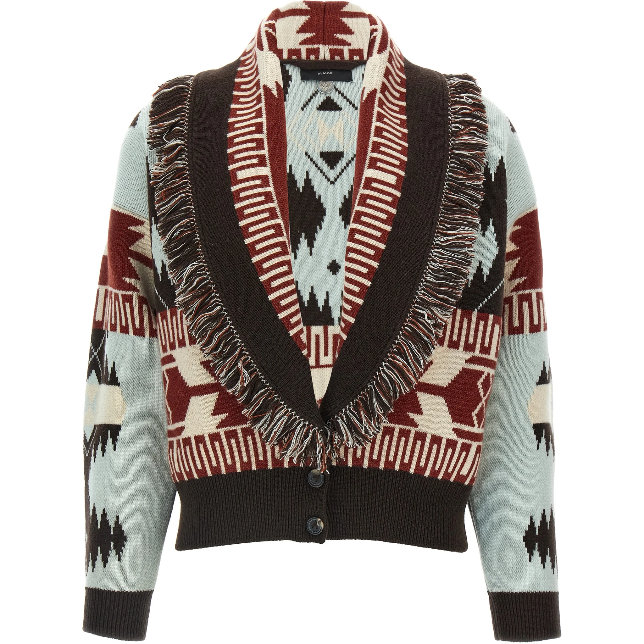 Multicolor Wool Cardigan