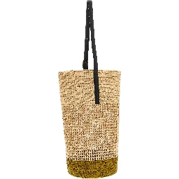 Beige Sisal Shoulder Bag