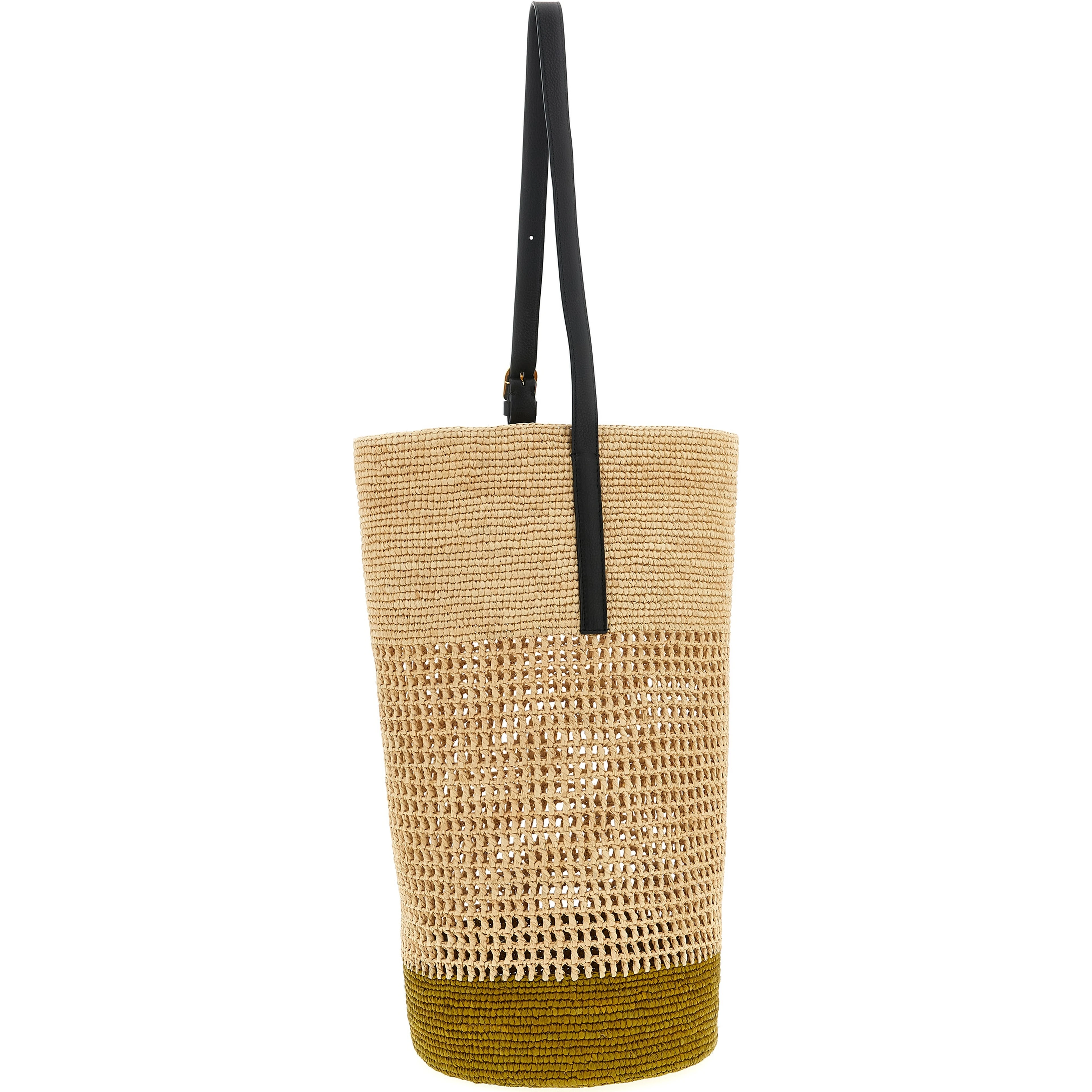 Beige Sisal Shoulder Bag
