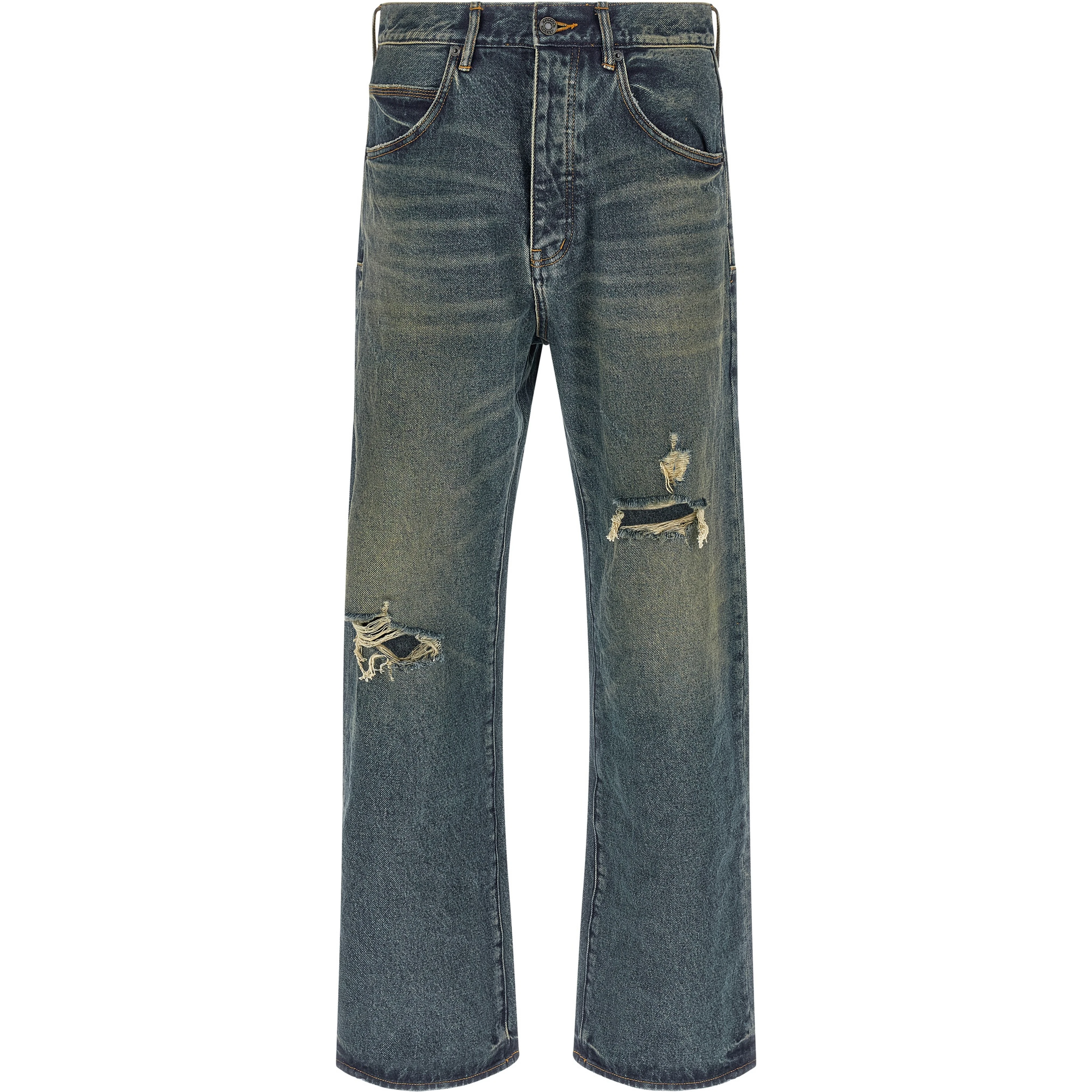 Blue Cotton Jeans Denim