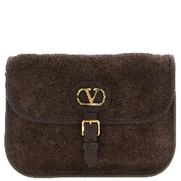 Brown Cowhide Crossbody Bag