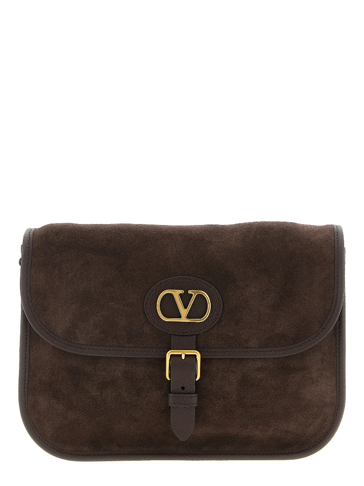 Brown Cowhide Crossbody Bag