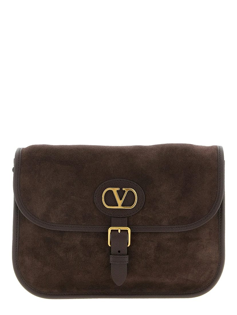 Brown Cowhide Crossbody Bag