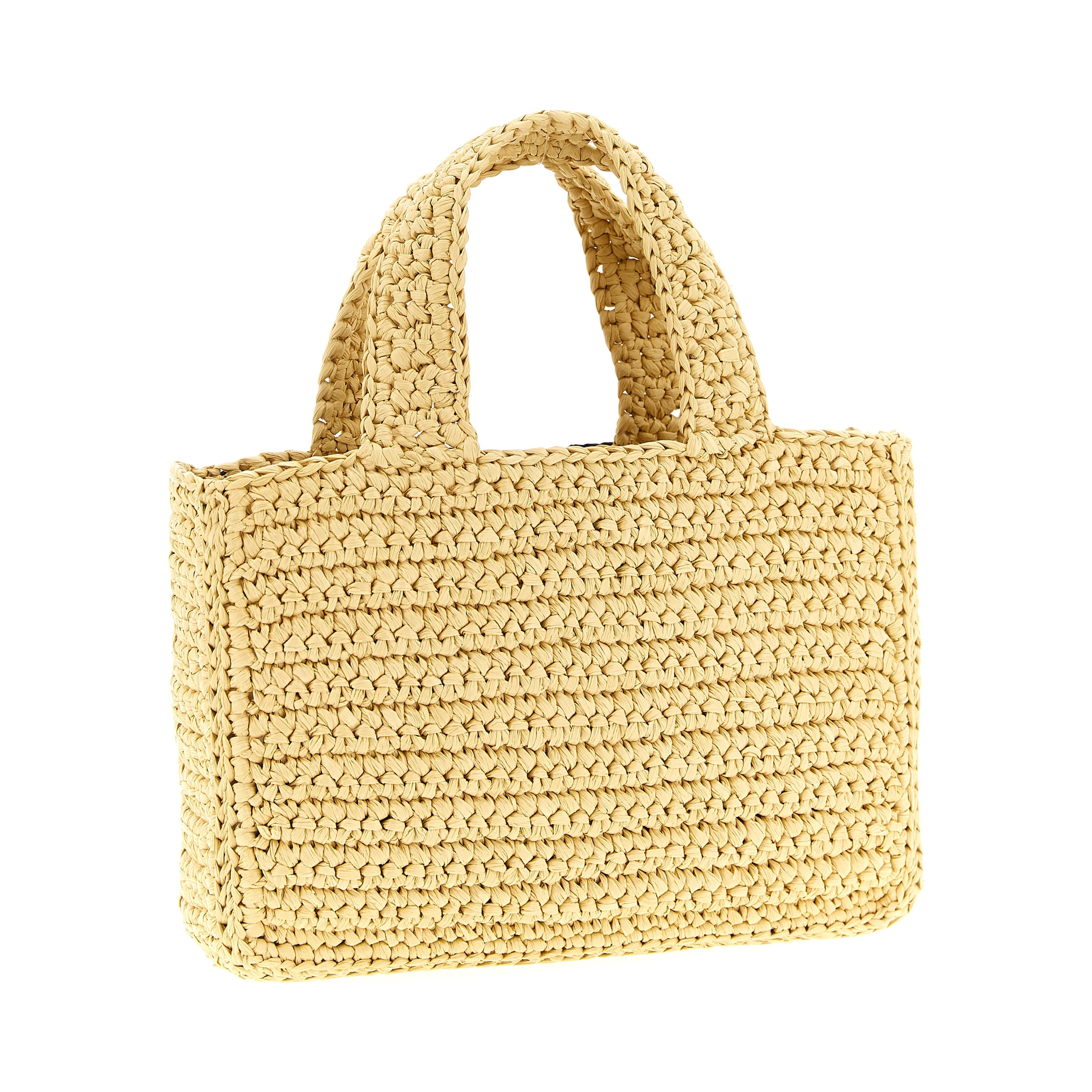 Black Viscose Tote Bag