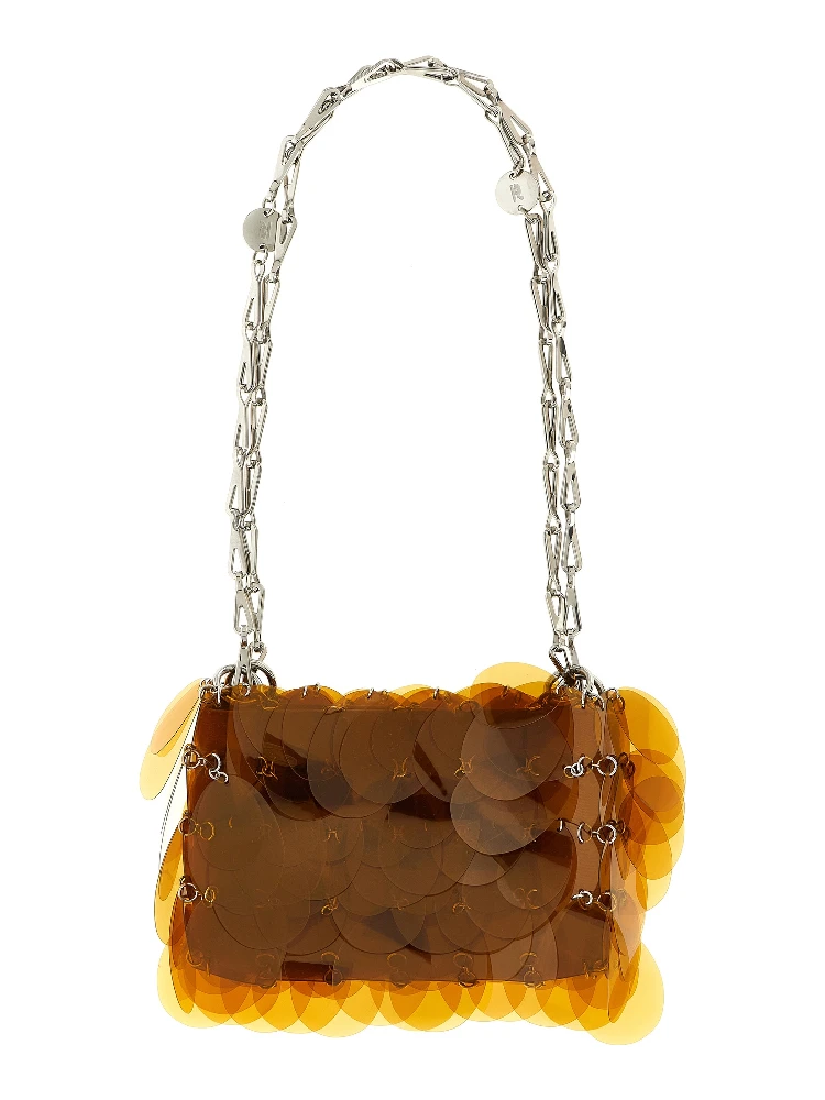 Orange Polyester Shoulder Bag