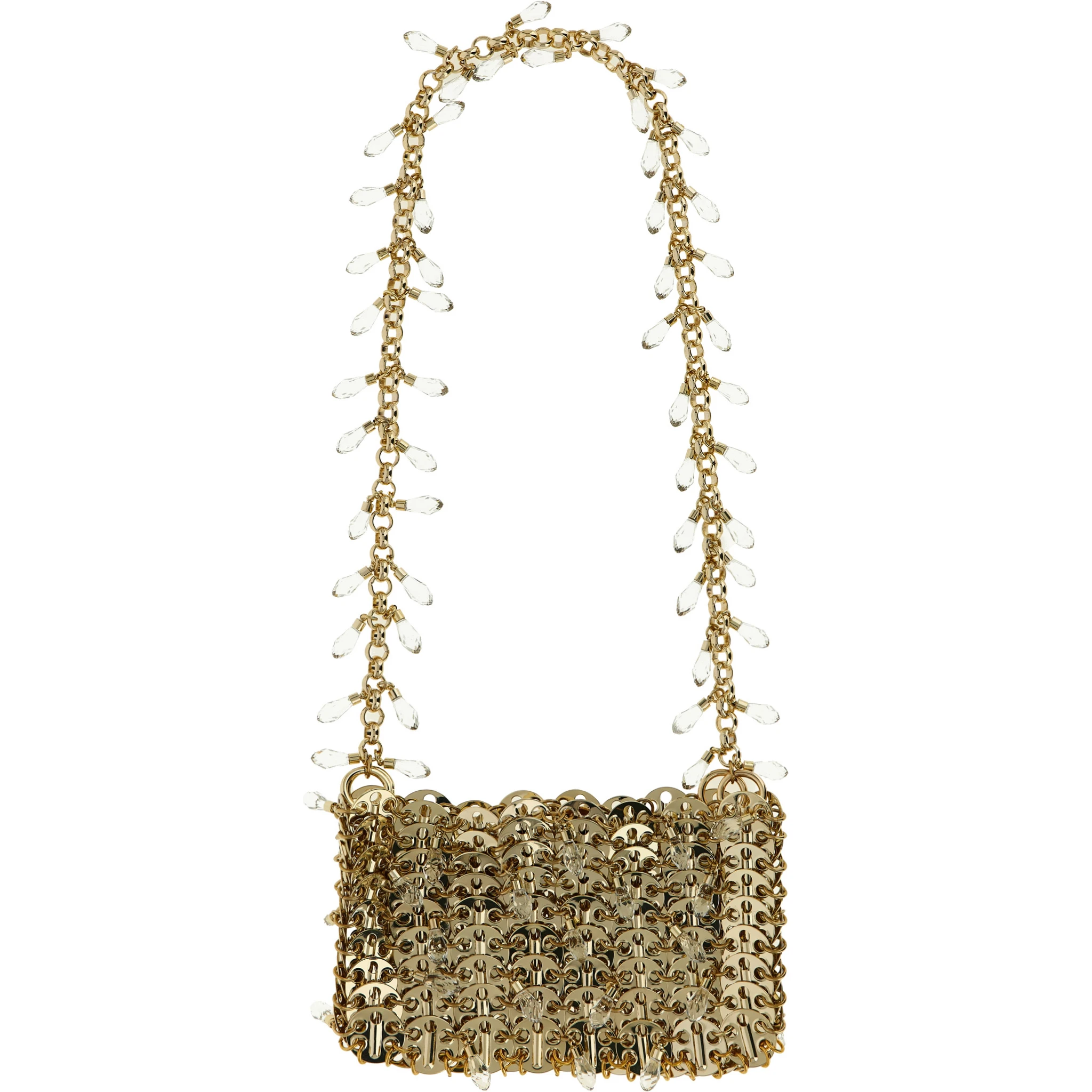 Gold Brass Shoulder Bag