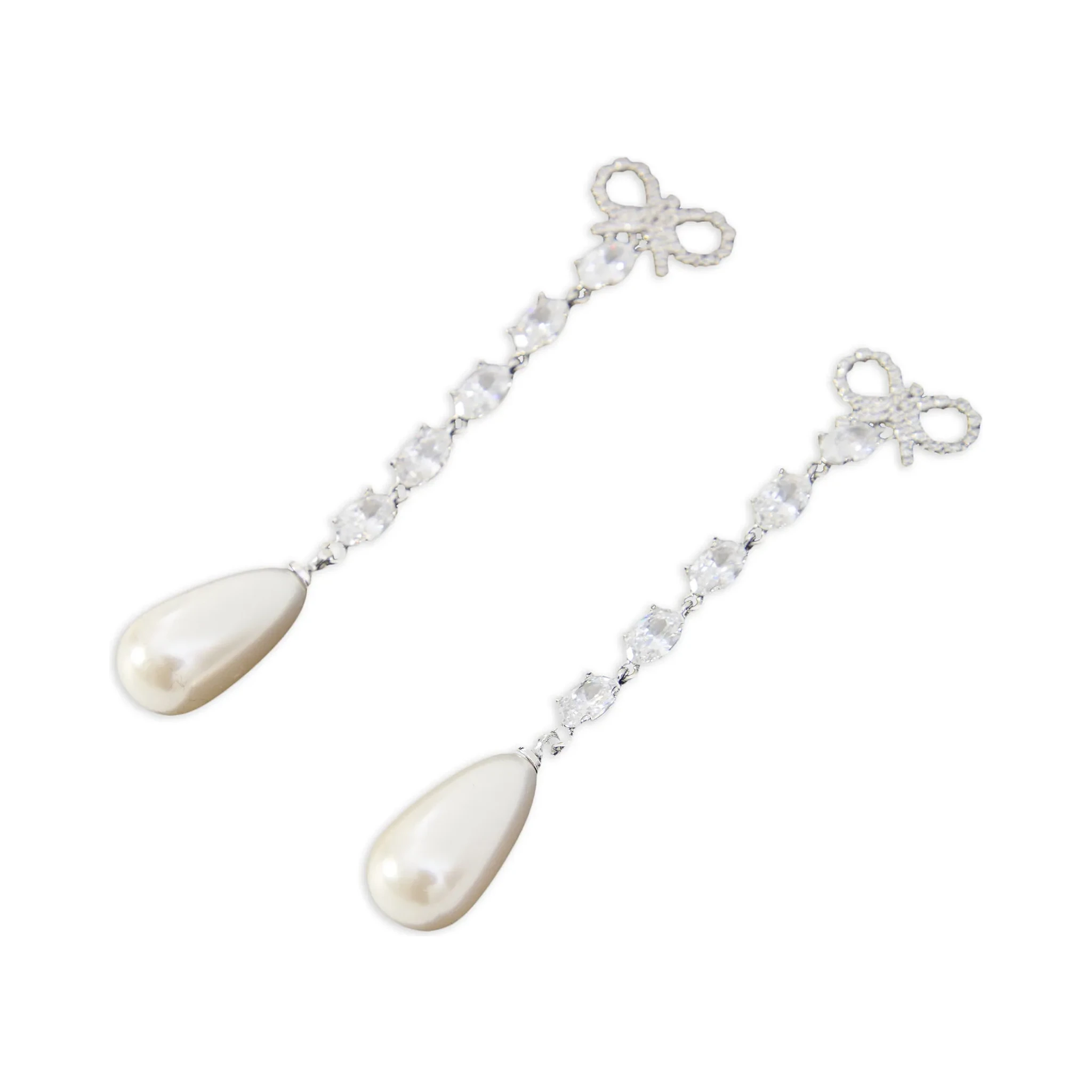 Silver Copper Earrings