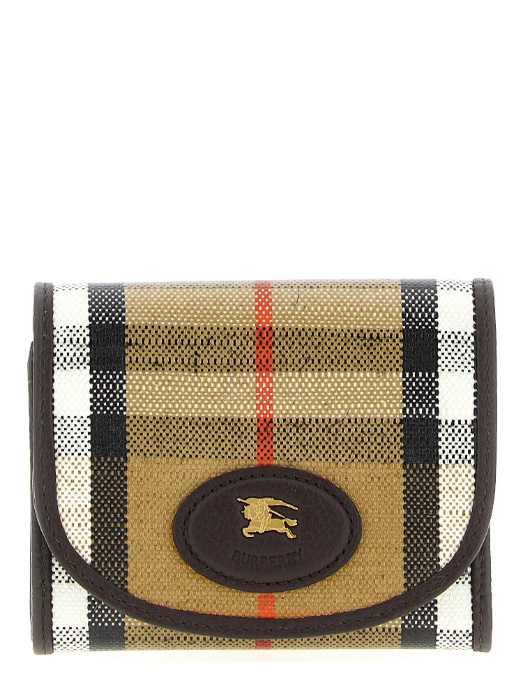 Beige Cotton Cardholder
