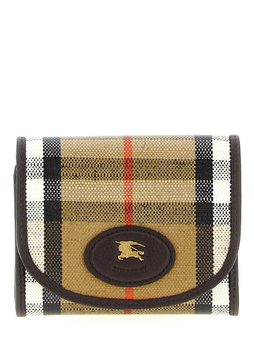Beige Cotton Cardholder