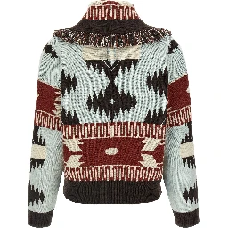 Multicolor Wool Cardigan