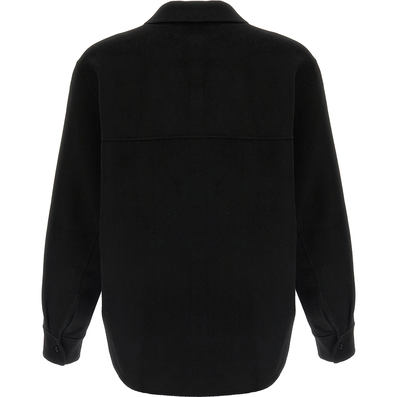 Black Wool Blouse