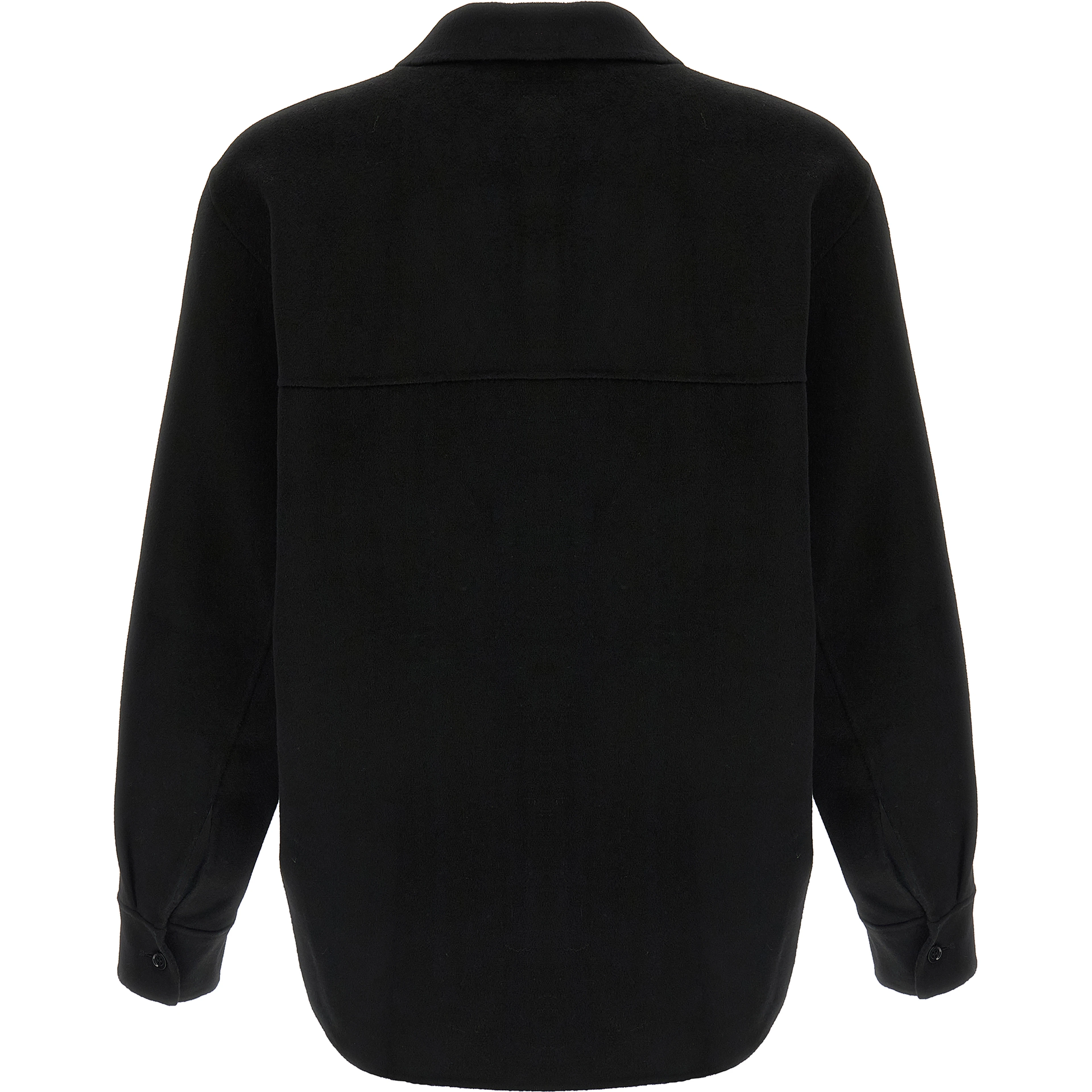 Black Wool Blouse