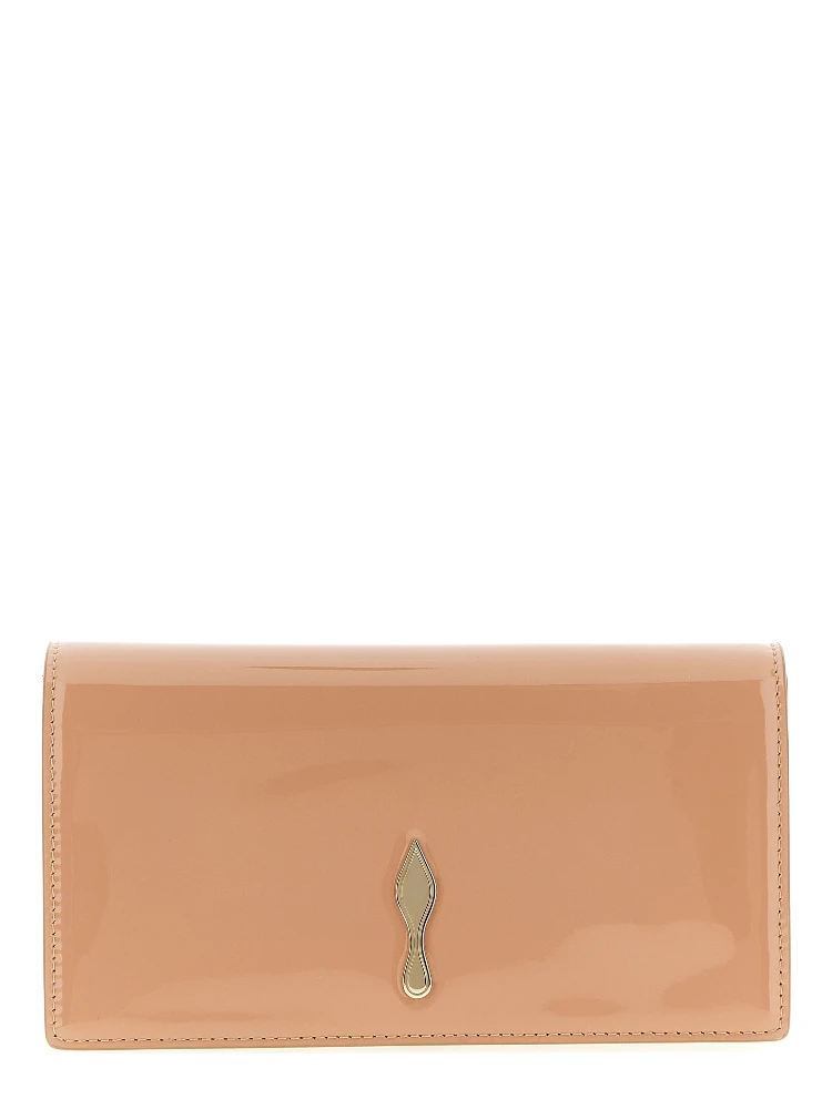 Multicolor Calfskin Clutch Bag
