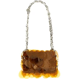 Orange Polyester Shoulder Bag