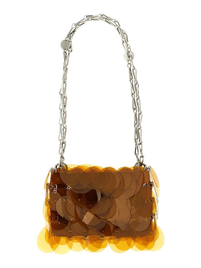 Orange Polyester Shoulder Bag