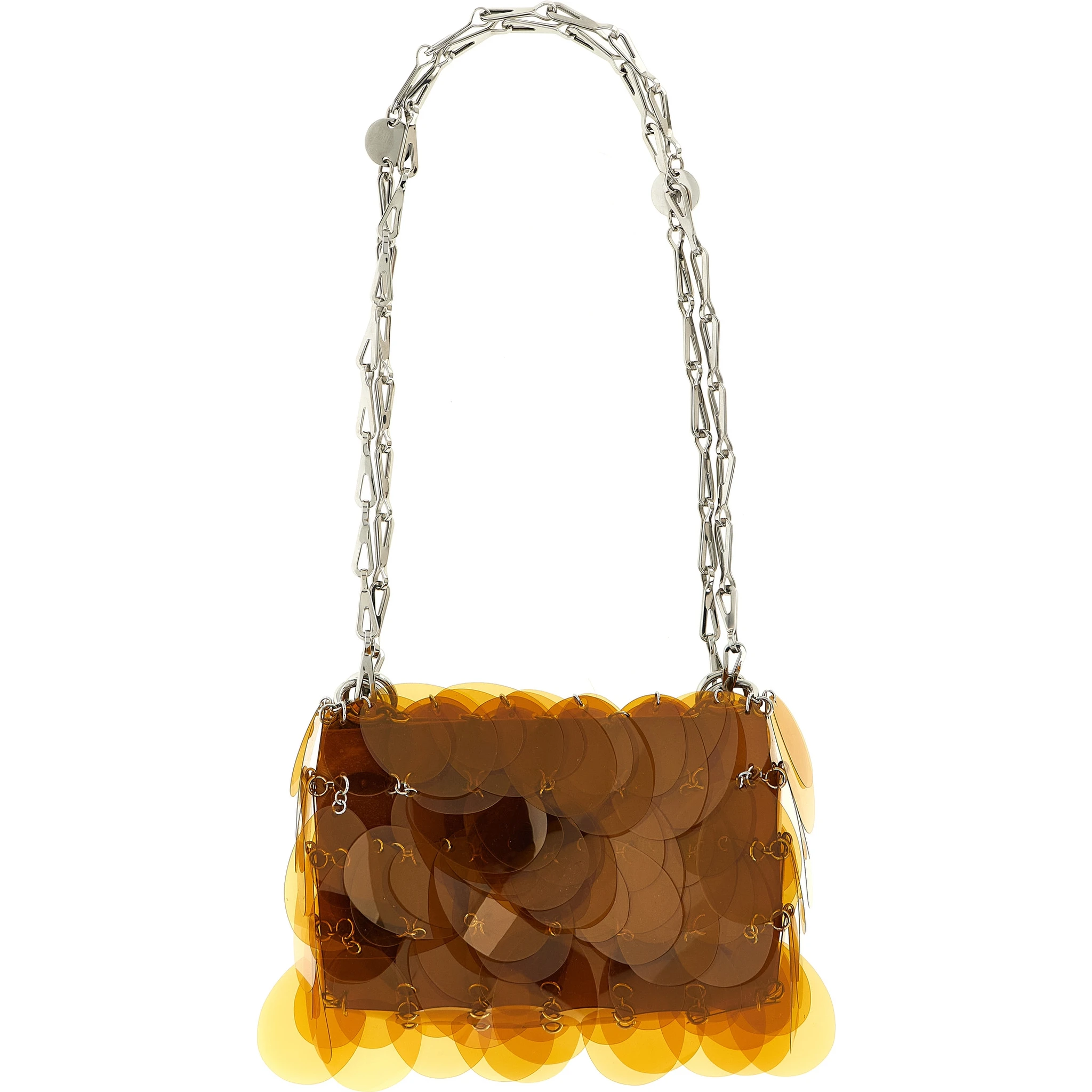 Orange Polyester Shoulder Bag