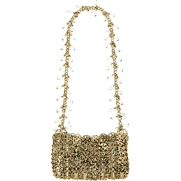 Gold Brass Shoulder Bag