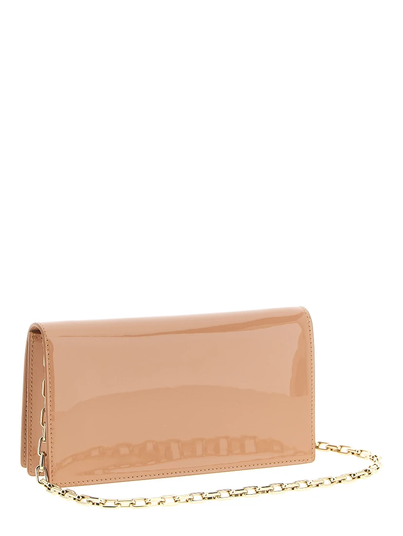 Multicolor Calfskin Clutch Bag