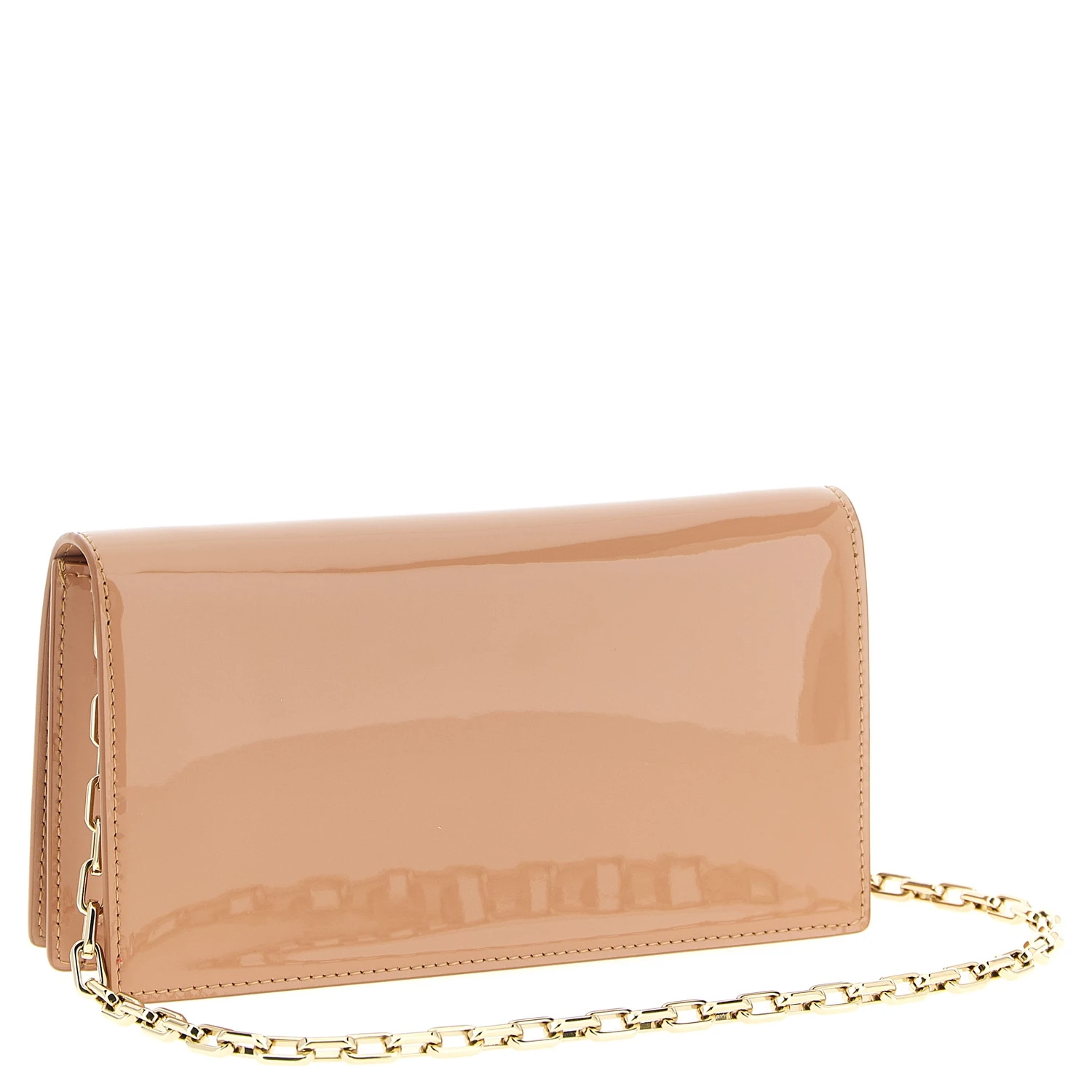 Multicolor Calfskin Clutch Bag
