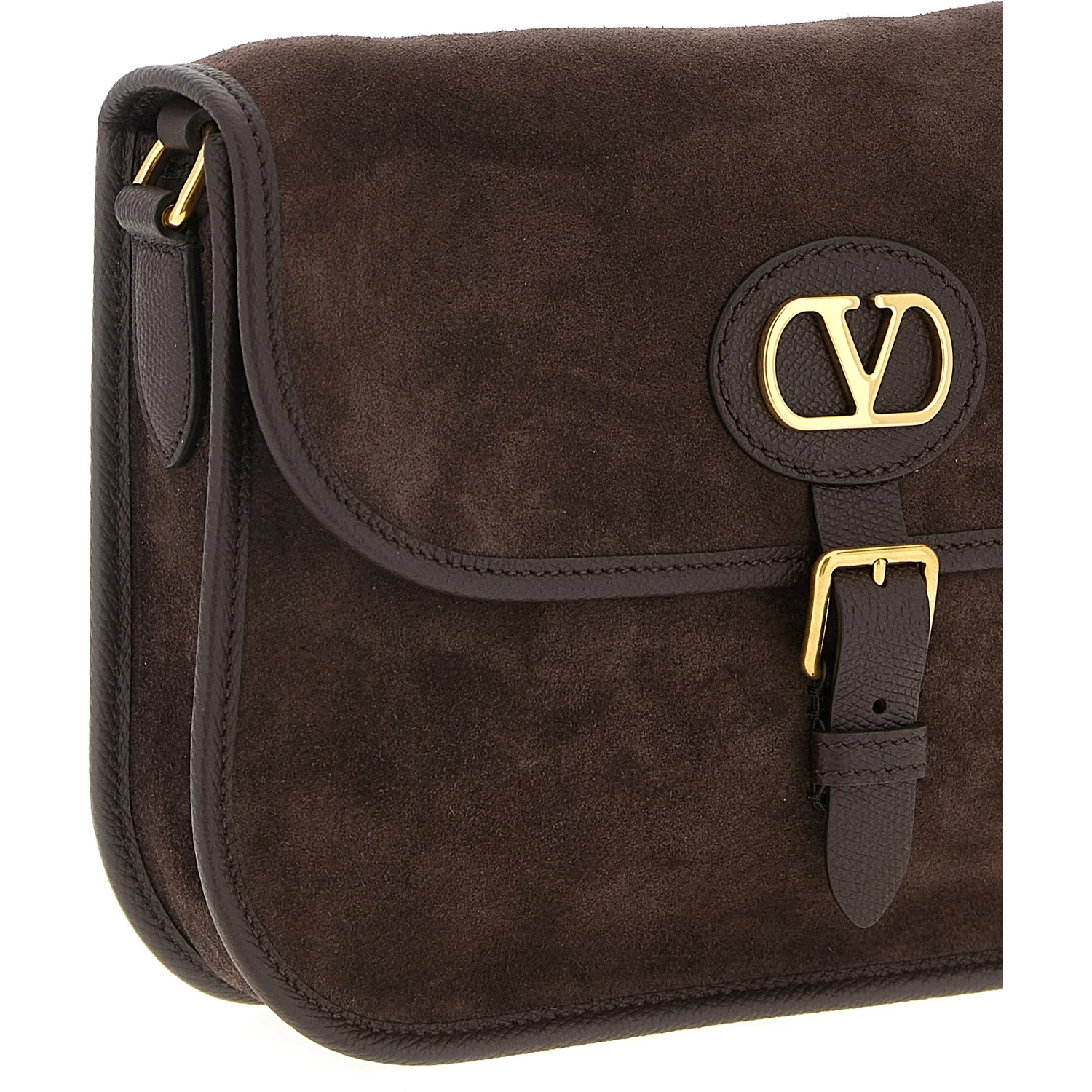 Brown Cowhide Crossbody Bag